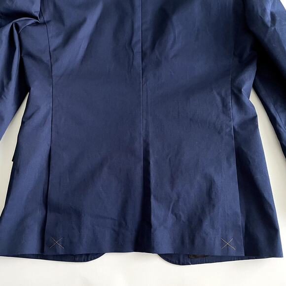 NWT J.Crew Crosby Classic Fit Suit Italian Cotton 38S Larusmiani Blue - Picture 12 of 16